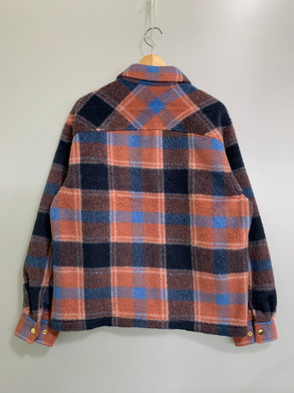 【中古美品】【メンズ】 Carhartt カーハート WIP ダブリュー アイー ピー KYRON SHIRT JAC カイロン シャツ ジャケット アウター 142-251126-jt-07-min サイズ：M カラー：オレンジ/ブルー 万代Net店