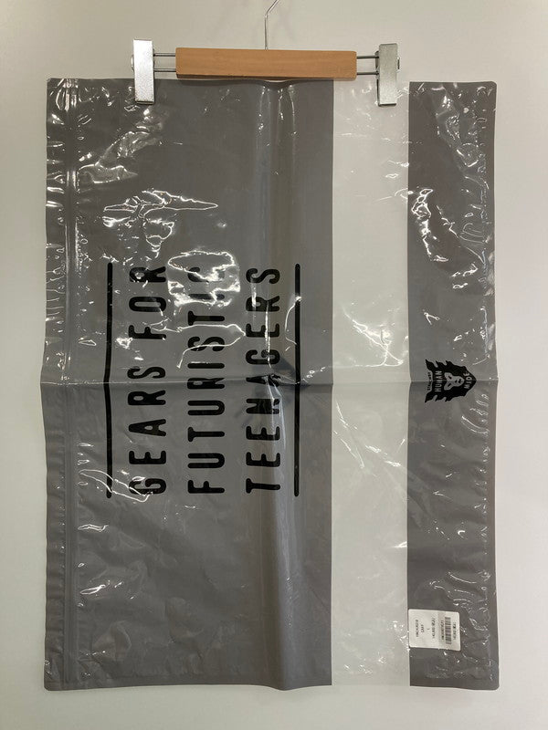 【中古美品】【メンズ】 HUMAN MADE ヒューマンメード 22AW VARSITY JACKET HM24JK018 2022年秋冬 バーシティ ジャケット アウター 142-251125-jt-30-min サイズ：L カラー：グレー/ブラック 万代Net店