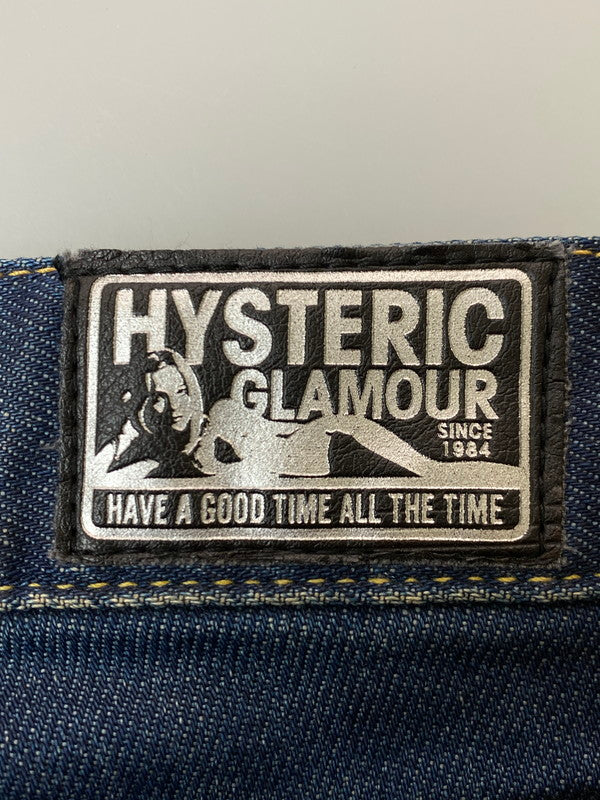 【中古品】【メンズ/レディース】 HYSTERIC GLAMOUR ヒステリックグラマー STRECH SLIM DENIM PANT 0263AP10 ストレッチ スリム デニム パンツ ボトムス ジーンズ 151-251124-em-26-min サイズ：29インチ カラー：インディゴブルー 万代Net店