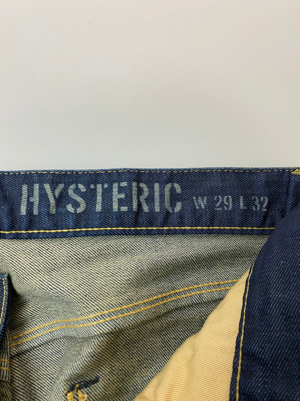 【中古品】【メンズ/レディース】 HYSTERIC GLAMOUR ヒステリックグラマー STRECH SLIM DENIM PANT 0263AP10 ストレッチ スリム デニム パンツ ボトムス ジーンズ 151-251124-em-26-min サイズ：29インチ カラー：インディゴブルー 万代Net店