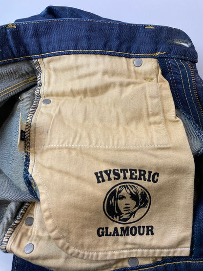 【中古品】【メンズ/レディース】 HYSTERIC GLAMOUR ヒステリックグラマー STRECH SLIM DENIM PANT 0263AP10 ストレッチ スリム デニム パンツ ボトムス ジーンズ 151-251124-em-26-min サイズ：29インチ カラー：インディゴブルー 万代Net店