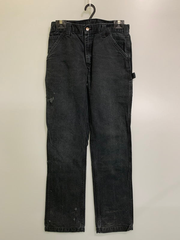 【現状渡し品】【メンズ】 Carhartt カーハート RELAXED FIT DUCK PAINTER PANT 100097-001 ダック ペインターパンツ ボトムス 157-251125-yn-34-min サイズ：31×34 カラー：ブラック 万代Net店