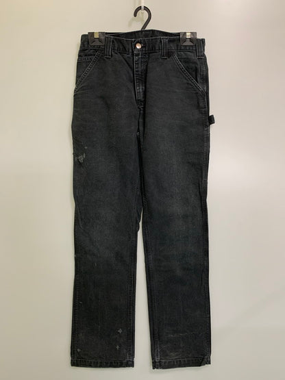 【現状渡し品】【メンズ】 Carhartt カーハート RELAXED FIT DUCK PAINTER PANT 100097-001 ダック ペインターパンツ ボトムス 157-251125-yn-34-min サイズ：31×34 カラー：ブラック 万代Net店
