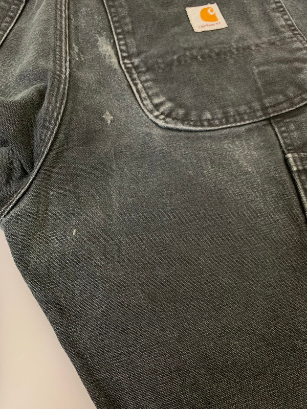 【現状渡し品】【メンズ】 Carhartt カーハート RELAXED FIT DUCK PAINTER PANT 100097-001 ダック ペインターパンツ ボトムス 157-251125-yn-34-min サイズ：31×34 カラー：ブラック 万代Net店