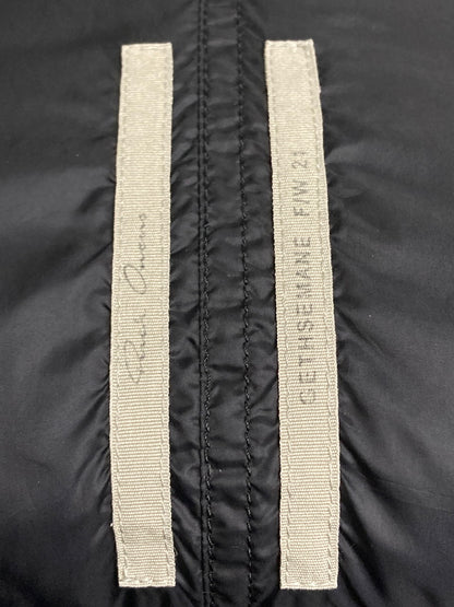 【中古品】【メンズ】 Rick Owens リックオウエンス 21AW GETHEMANE FLIGHT DOWN JACKET RU02A5788-NZD3 2021秋冬 ゲッセマネ フライト ダウン ジャケット アウター 141-251125-jt-09-min サイズ：US 42 カラー：ブラック 万代Net店