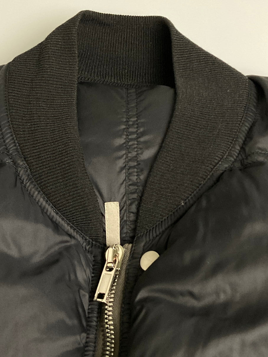 【中古品】【メンズ】 Rick Owens リックオウエンス 21AW GETHEMANE FLIGHT DOWN JACKET RU02A5788-NZD3 2021秋冬 ゲッセマネ フライト ダウン ジャケット アウター 141-251125-jt-09-min サイズ：US 42 カラー：ブラック 万代Net店
