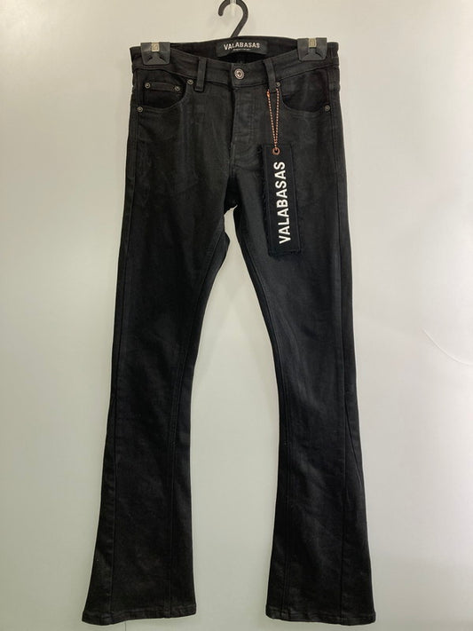 【中古品】【メンズ】 VALABASAS ヴァラバサス BOOTS CUT PANTS ブーツカット パンツ ボトムス 151-251126-jt-22-min サイズ：28 カラー：ブラック 万代Net店