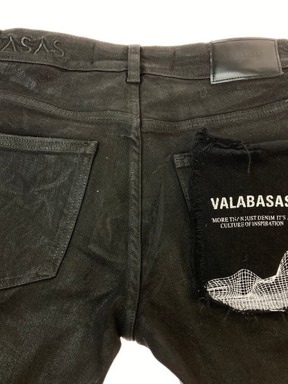 【中古品】【メンズ】 VALABASAS ヴァラバサス BOOTS CUT PANTS ブーツカット パンツ ボトムス 151-251126-jt-22-min サイズ：28 カラー：ブラック 万代Net店