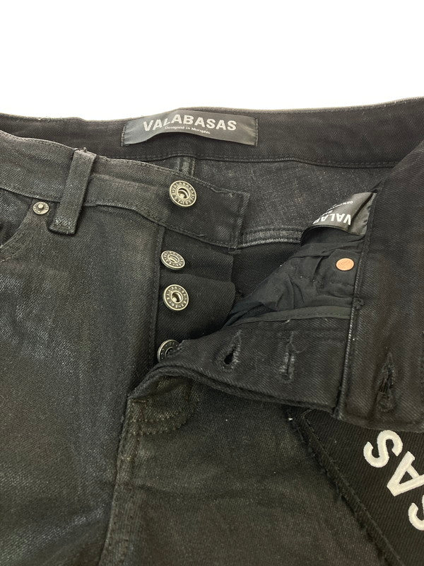 【中古品】【メンズ】 VALABASAS ヴァラバサス BOOTS CUT PANTS ブーツカット パンツ ボトムス 151-251126-jt-22-min サイズ：28 カラー：ブラック 万代Net店