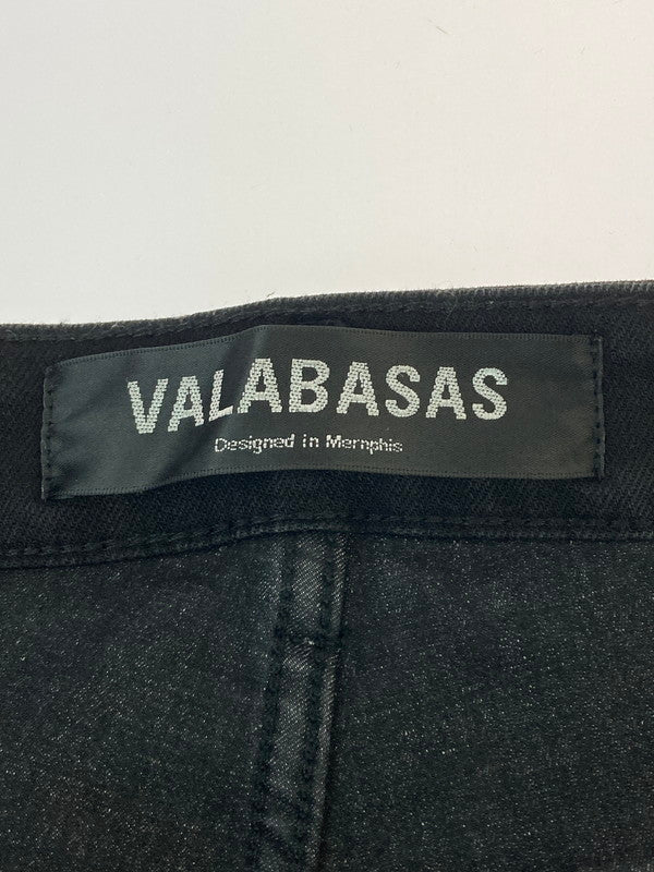【中古品】【メンズ】 VALABASAS ヴァラバサス BOOTS CUT PANTS ブーツカット パンツ ボトムス 151-251126-jt-22-min サイズ：28 カラー：ブラック 万代Net店