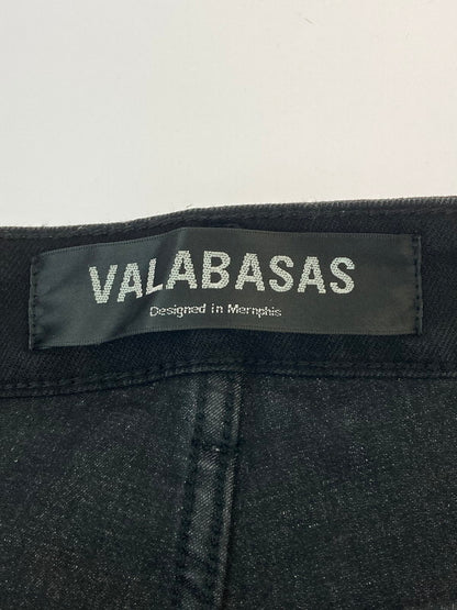 【中古品】【メンズ】 VALABASAS ヴァラバサス BOOTS CUT PANTS ブーツカット パンツ ボトムス 151-251126-jt-22-min サイズ：28 カラー：ブラック 万代Net店