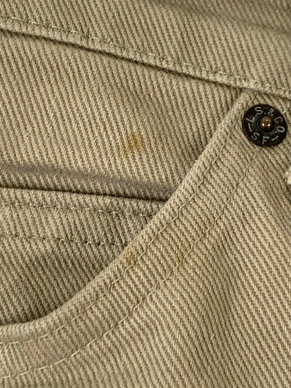 【現状渡し品】【メンズ】 Levi's リーバイス 536刻印 白タブ 42TALON 517PANTS パンツ 157-251206-zi-26-min サイズ：不明 カラー：ベージュ 万代Net店