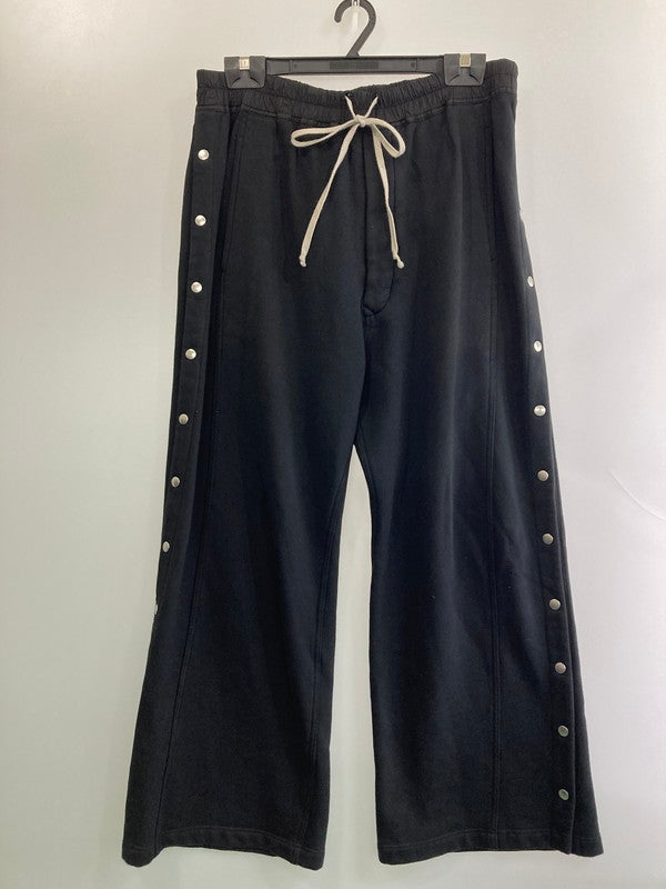 【中古品】【メンズ】 Rick Owens リックオウエンス DRKSHDW ダークシャドウ PUSHER FLEECE PANTS プッシャー フリース パンツ ボトムス 152-251126-jt-21-min サイズ：US L カラー：ブラック 万代Net店