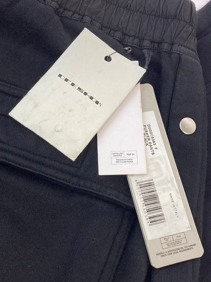 【中古品】【メンズ】 Rick Owens リックオウエンス DRKSHDW ダークシャドウ PUSHER FLEECE PANTS プッシャー フリース パンツ ボトムス 152-251126-jt-21-min サイズ：US L カラー：ブラック 万代Net店