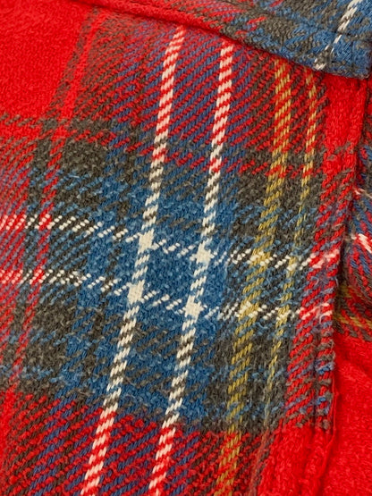 【中古品】【メンズ】 FIVE BROTHER ファイブブラザー 60-70'S 森タグ FLANNEL SHIRT 60-70年代 フランネルシャツ トップス 146-251125-jt-29-min サイズ：15 1/2 カラー：レッド 万代Net店