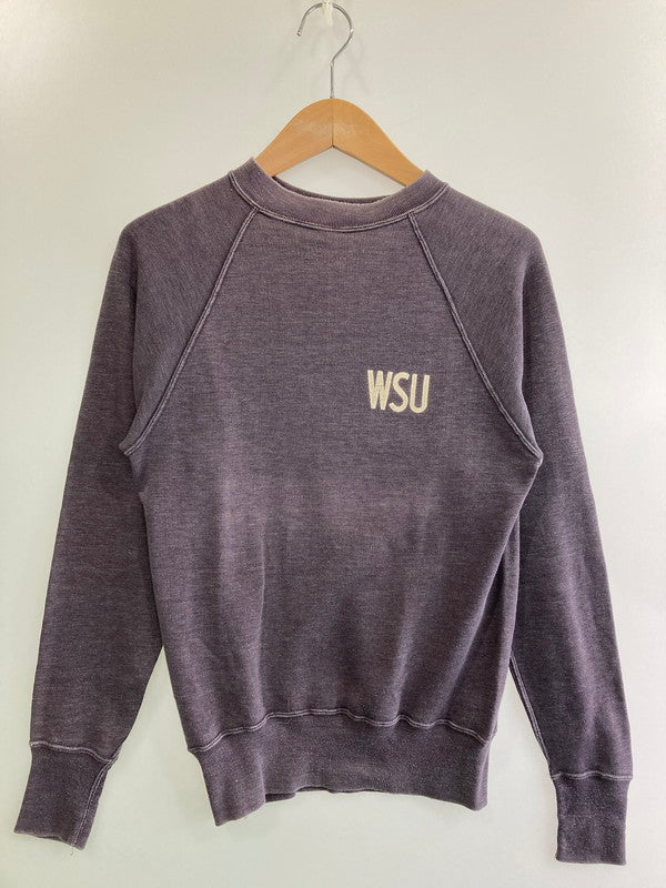 【中古品】【メンズ】 Champion チャンピオン 60'S C中ランタグ COLLEGE SWEATSHIRTS 60年代カレッジ スウェット トップス 146-251125-jt-28-min サイズ：L カラー：パープル 万代Net店