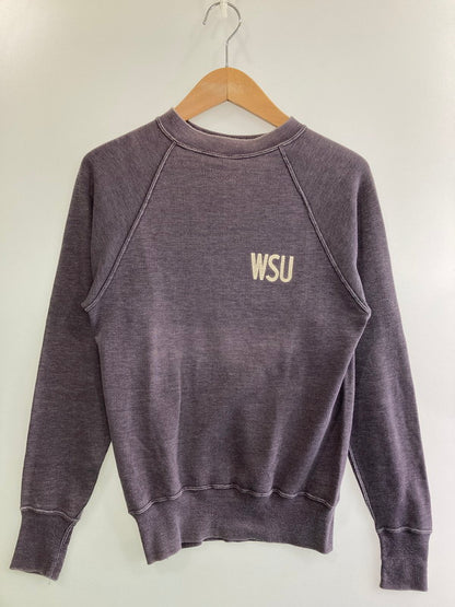 【中古品】【メンズ】 Champion チャンピオン 60'S C中ランタグ COLLEGE SWEATSHIRTS 60年代カレッジ スウェット トップス 146-251125-jt-28-min サイズ：L カラー：パープル 万代Net店
