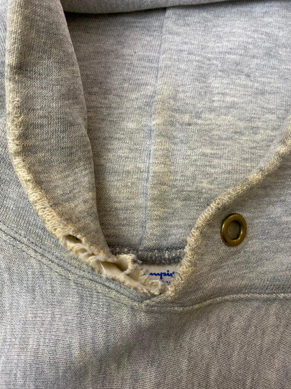 【中古品】【メンズ】 Champion チャンピオン 80'S REVERSE WEAVE HOODIE NAVY 80年代 リバースウィーブ フーディ パーカー トップス 146-251126-jt-32-min サイズ：L カラー：グレー 万代Net店