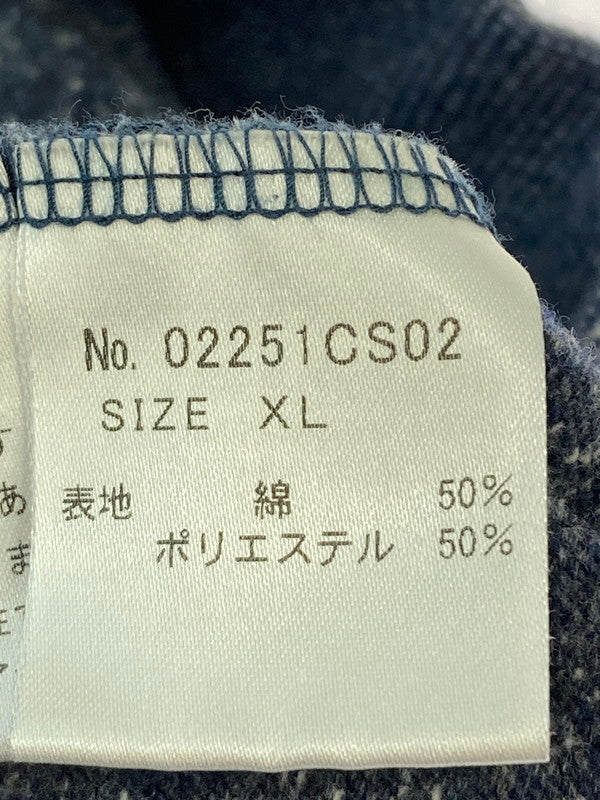 【中古品】【メンズ】 HYSTERIC GLAMOUR ヒステリックグラマー MUSIC LOVERS SWEAT 02251CS02 ミュージック ラバース スウェット ニットトップス 140-251126-jt-17-min サイズ：XL カラー：ブルー系 万代Net店