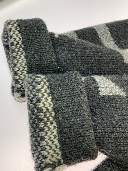 【中古品】【メンズ】 BARNS バーンズ HANDLIKE KNIT GOWN JACKET ハンドライク ニット ガウン ジャケット アウター 145-251125-jt-27-min サイズ：2 カラー：ブラック系 万代Net店