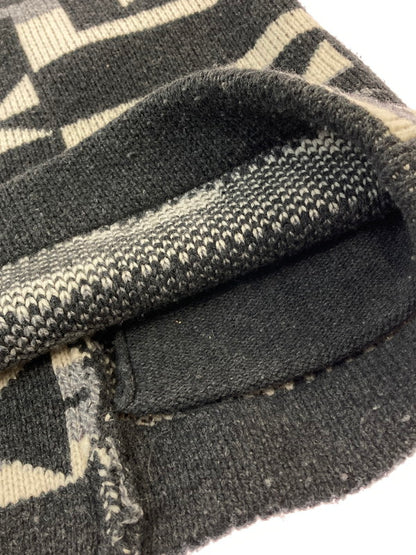 【中古品】【メンズ】 BARNS バーンズ HANDLIKE KNIT GOWN JACKET ハンドライク ニット ガウン ジャケット アウター 145-251125-jt-27-min サイズ：2 カラー：ブラック系 万代Net店