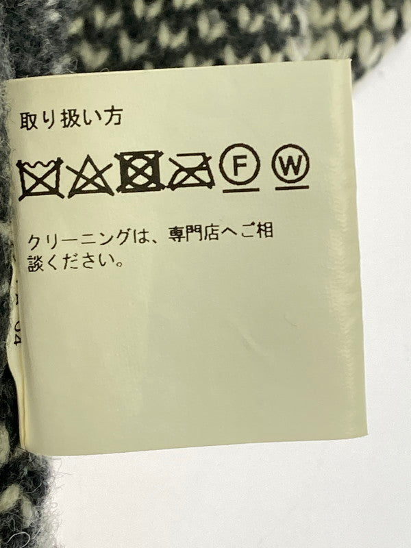 【中古品】【メンズ】 BARNS バーンズ HANDLIKE KNIT GOWN JACKET ハンドライク ニット ガウン ジャケット アウター 145-251125-jt-27-min サイズ：2 カラー：ブラック系 万代Net店