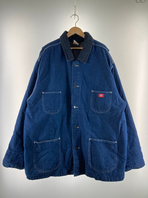 【中古品】【メンズ】 DICKIES ディッキーズ デニムチョアコート 90S ブランケットライナー カバーオール メンズ アウター 146-251128-em-10-min サイズ：4XL カラー：ダークブルー 万代Net店