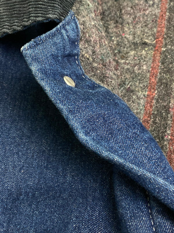 【中古品】【メンズ】 DICKIES ディッキーズ デニムチョアコート 90S ブランケットライナー カバーオール メンズ アウター 146-251128-em-10-min サイズ：4XL カラー：ダークブルー 万代Net店