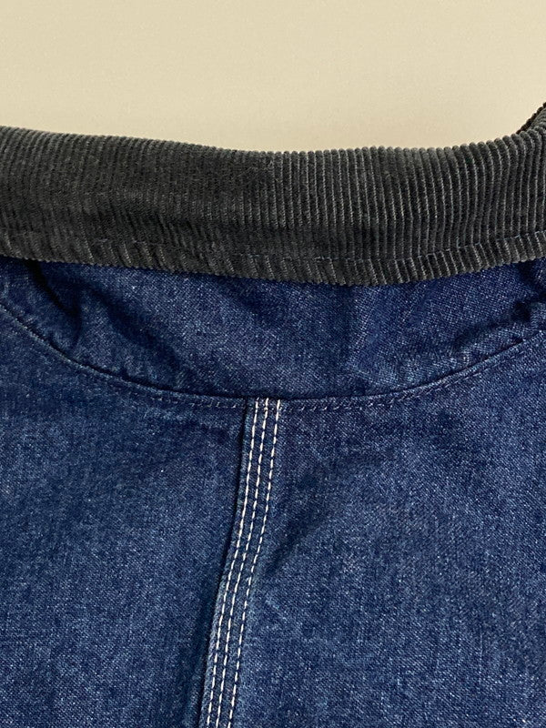 【中古品】【メンズ】 DICKIES ディッキーズ デニムチョアコート 90S ブランケットライナー カバーオール メンズ アウター 146-251128-em-10-min サイズ：4XL カラー：ダークブルー 万代Net店