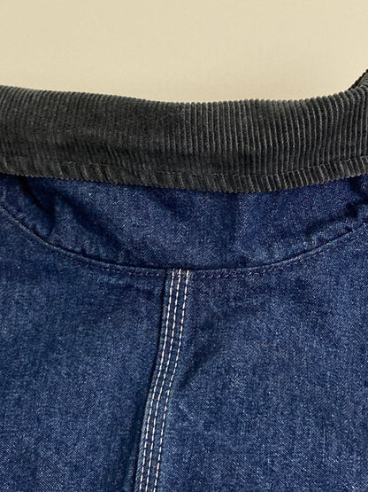 【中古品】【メンズ】 DICKIES ディッキーズ デニムチョアコート 90S ブランケットライナー カバーオール メンズ アウター 146-251128-em-10-min サイズ：4XL カラー：ダークブルー 万代Net店