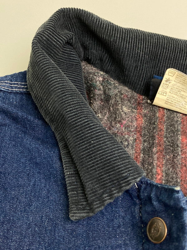 【中古品】【メンズ】 DICKIES ディッキーズ デニムチョアコート 90S ブランケットライナー カバーオール メンズ アウター 146-251128-em-10-min サイズ：4XL カラー：ダークブルー 万代Net店