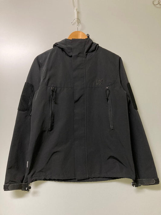 【中古品】【メンズ】 BOUNTY HUNTER バウンティーハンター SHELL JACKET フーデッドシェルジャケット メンズ アウター ナイロンジャケット 142-251128-em-11-min サイズ：S カラー：ブラック 万代Net店