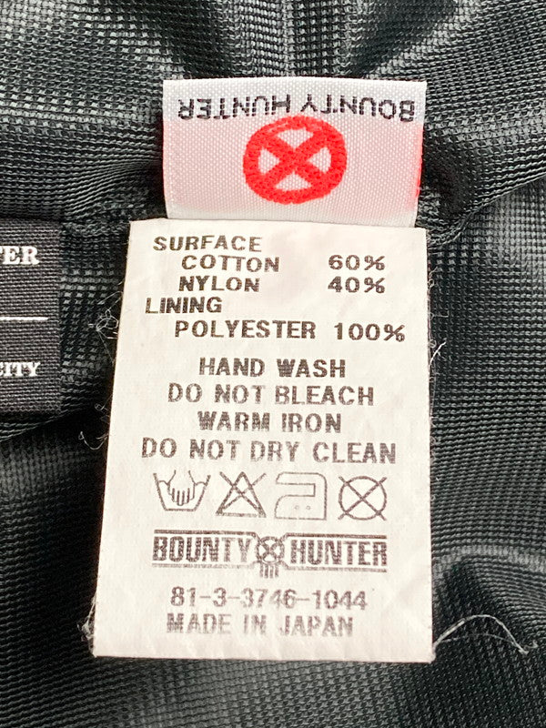 【中古品】【メンズ】 BOUNTY HUNTER バウンティーハンター SHELL JACKET フーデッドシェルジャケット メンズ アウター ナイロンジャケット 142-251128-em-11-min サイズ：S カラー：ブラック 万代Net店