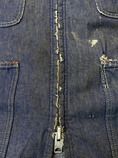 【現状渡し品】【メンズ】 BLUE BELL ブルーベル 70'S ブランケット デニム カバーオール アウター 145-251126-jt-28-min カラー：インディゴ 万代Net店