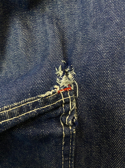 【現状渡し品】【メンズ】 BLUE BELL ブルーベル 70'S ブランケット デニム カバーオール アウター 145-251126-jt-28-min カラー：インディゴ 万代Net店