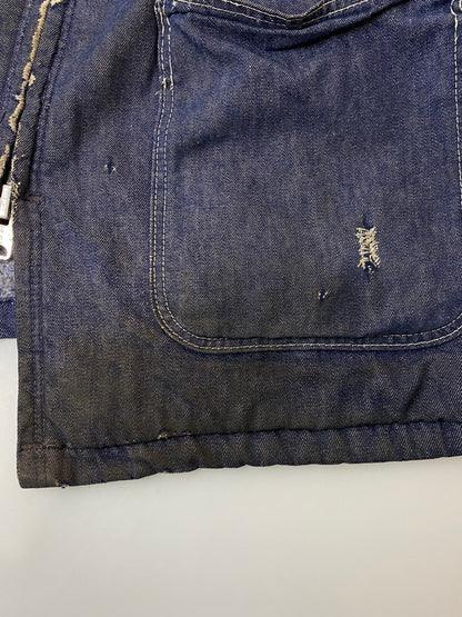 【現状渡し品】【メンズ】 BLUE BELL ブルーベル 70'S ブランケット デニム カバーオール アウター 145-251126-jt-28-min カラー：インディゴ 万代Net店