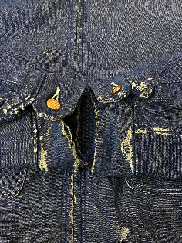 【現状渡し品】【メンズ】 BLUE BELL ブルーベル 70'S ブランケット デニム カバーオール アウター 145-251126-jt-28-min カラー：インディゴ 万代Net店