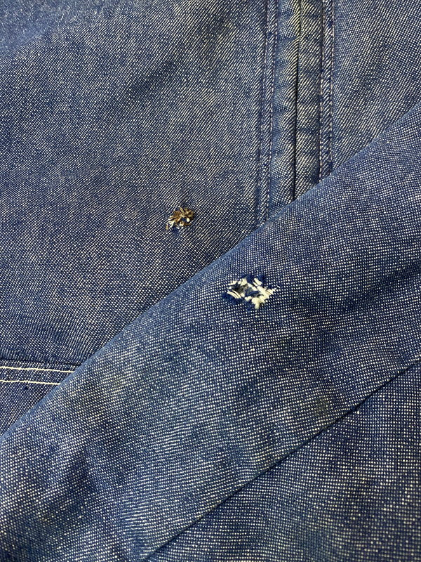 【現状渡し品】【メンズ】 BLUE BELL ブルーベル 70'S ブランケット デニム カバーオール アウター 145-251126-jt-28-min カラー：インディゴ 万代Net店