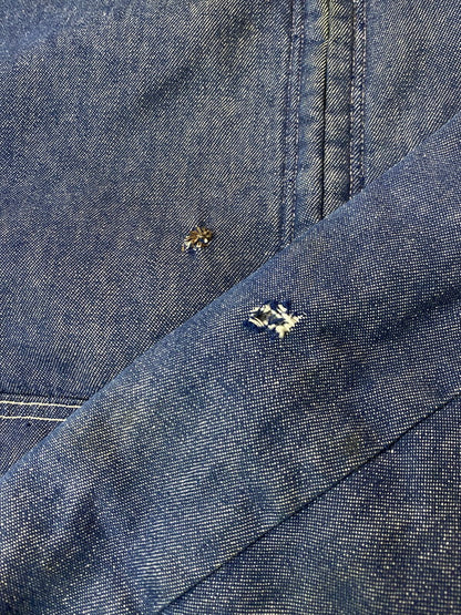 【現状渡し品】【メンズ】 BLUE BELL ブルーベル 70'S ブランケット デニム カバーオール アウター 145-251126-jt-28-min カラー：インディゴ 万代Net店