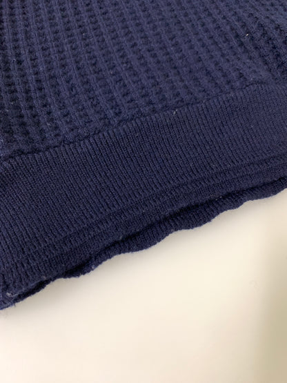 【中古品】【メンズ】 FILMELANGE フィルメランジェ ALAN WAFFLE KNIT SWEATER 192-1027 アラン ワッフル ニット セーター メンズ トップス 長袖 140-260731-em-63-min サイズ：4 カラー：ネイビー 万代Net店
