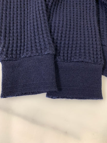 【中古品】【メンズ】 FILMELANGE フィルメランジェ ALAN WAFFLE KNIT SWEATER 192-1027 アラン ワッフル ニット セーター メンズ トップス 長袖 140-260731-em-63-min サイズ：4 カラー：ネイビー 万代Net店