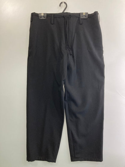 【中古品】【メンズ】 Yohji Yamamoto ヨウジヤマモト REGULATION レギュレーション DRAWSTRING PANTS HP-P01-140 ドロウストリング パンツ ボトムス 151-251126-jt-24-min サイズ：1 カラー：ブラック 万代Net店