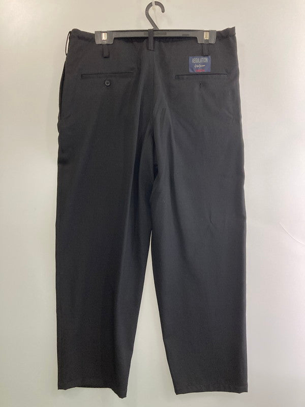 【中古品】【メンズ】 Yohji Yamamoto ヨウジヤマモト REGULATION レギュレーション DRAWSTRING PANTS HP-P01-140 ドロウストリング パンツ ボトムス 151-251126-jt-24-min サイズ：1 カラー：ブラック 万代Net店