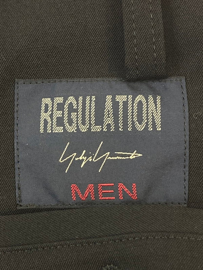 【中古品】【メンズ】 Yohji Yamamoto ヨウジヤマモト REGULATION レギュレーション DRAWSTRING PANTS HP-P01-140 ドロウストリング パンツ ボトムス 151-251126-jt-24-min サイズ：1 カラー：ブラック 万代Net店