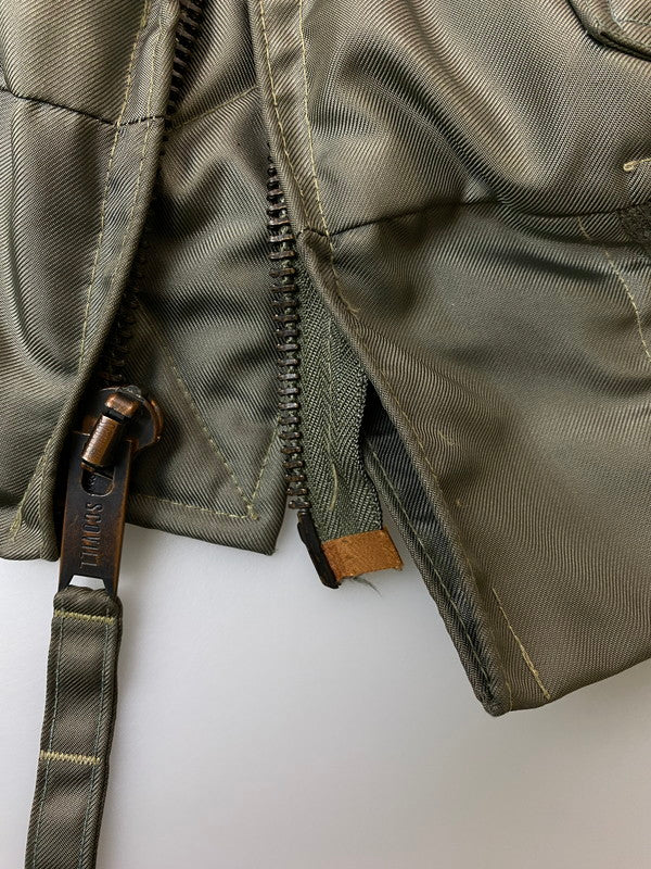 【中古品】【メンズ】 U.S.AIR FORCE ユーエス エアフォース 90'S CWU-45 P FLIGHT JACKET フライトジャケット アウター 146-251126-jt-29-min サイズ：L42-44 カラー：オリーブ 万代Net店