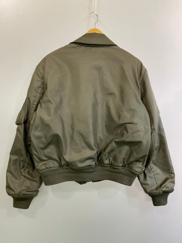 【中古品】【メンズ】 U.S.AIR FORCE ユーエス エアフォース 90'S CWU-45 P FLIGHT JACKET フライトジャケット アウター 146-251126-jt-29-min サイズ：L42-44 カラー：オリーブ 万代Net店