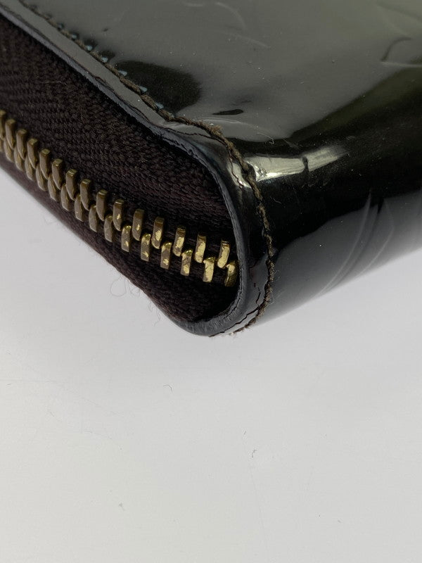 【中古品】【メンズ/レディース】 LOUIS VUITTON ルイ・ヴィトン モノグラム・ヴェルニ ジッピーウォレット M93522 CA2144 長財布 ラウンドファスナー 179-251130-em-46-min カラー：ダークブラウン 万代Net店