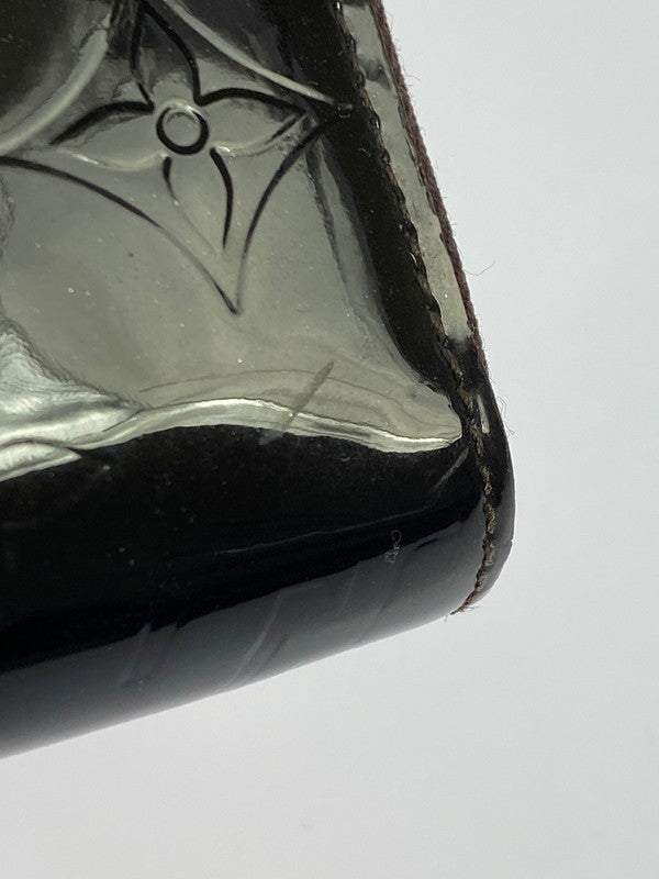 【中古品】【メンズ/レディース】 LOUIS VUITTON ルイ・ヴィトン モノグラム・ヴェルニ ジッピーウォレット M93522 CA2144 長財布 ラウンドファスナー 179-251130-em-46-min カラー：ダークブラウン 万代Net店