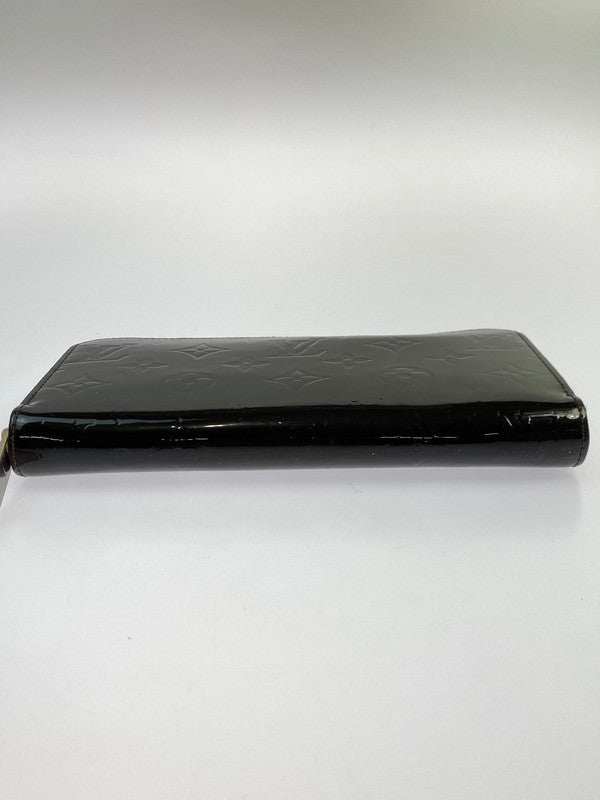 【中古品】【メンズ/レディース】 LOUIS VUITTON ルイ・ヴィトン モノグラム・ヴェルニ ジッピーウォレット M93522 CA2144 長財布 ラウンドファスナー 179-251130-em-46-min カラー：ダークブラウン 万代Net店