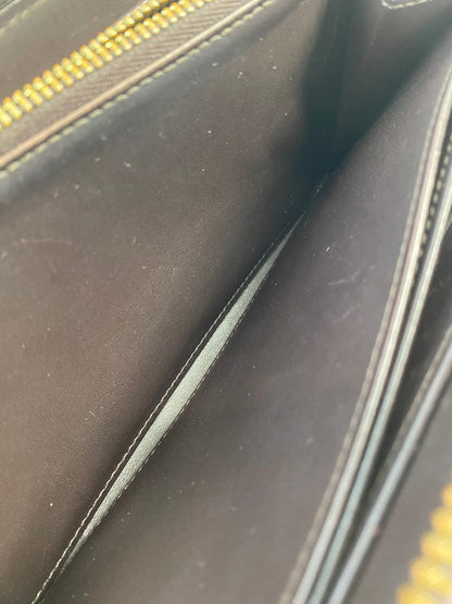 【中古品】【メンズ/レディース】 LOUIS VUITTON ルイ・ヴィトン モノグラム・ヴェルニ ジッピーウォレット M93522 CA2144 長財布 ラウンドファスナー 179-251130-em-46-min カラー：ダークブラウン 万代Net店